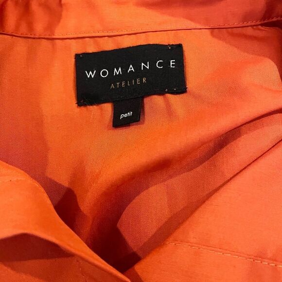 NWT Burnt Orange Tier Dress With Collar 💚🌻 - Picture 8 of 8